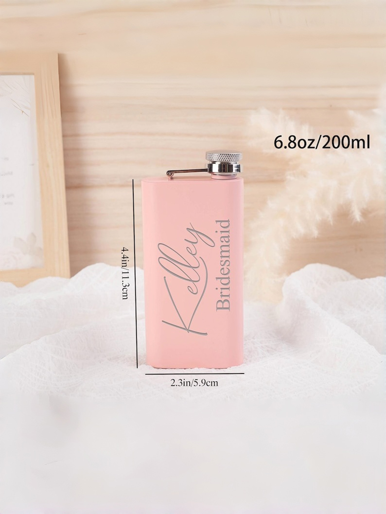 Personalized Laser-Engraved Hip Flask